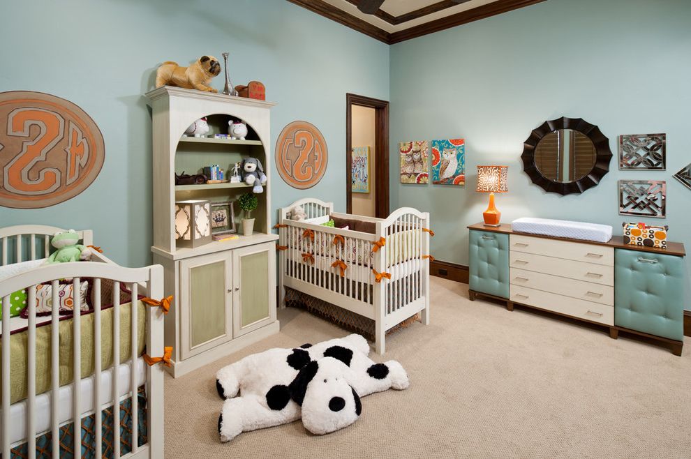 Child Craft Camden Dresser with Transitional Nursery Tall Ceilings