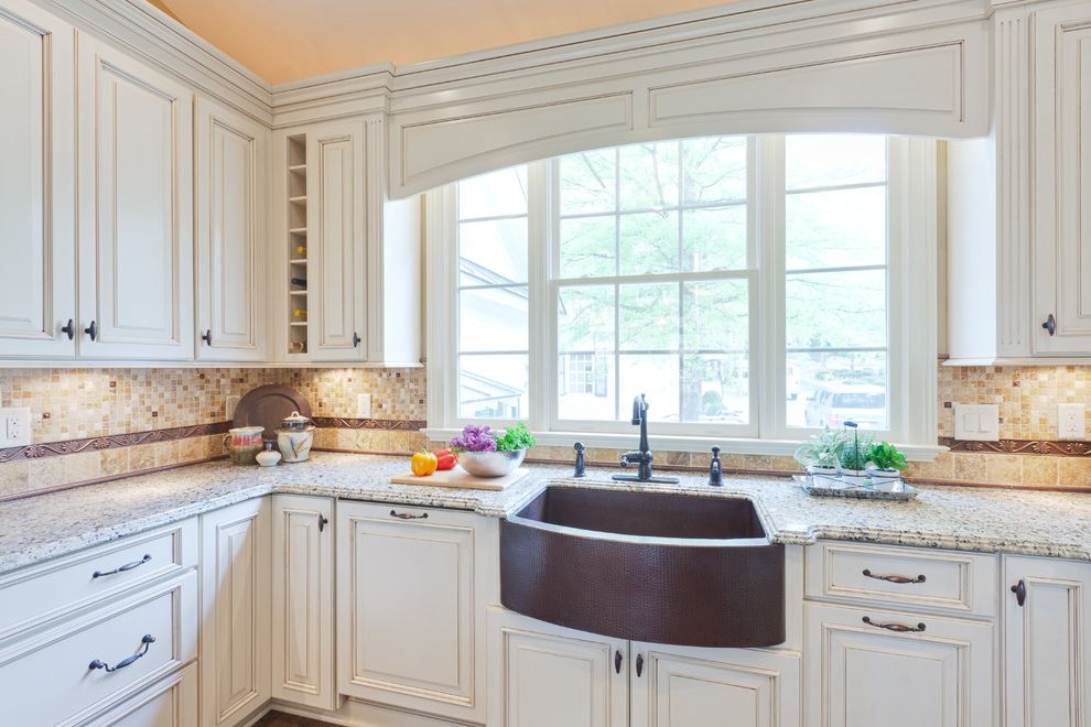 Copper Sinks Lowes with Traditional Kitchen Frame and Panel