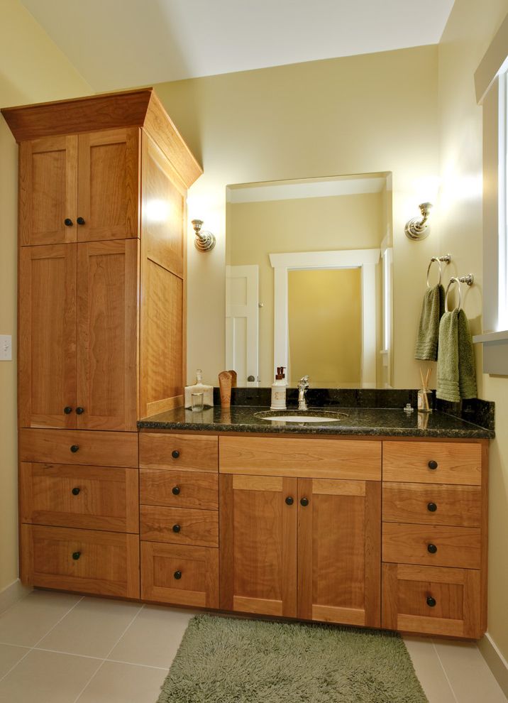 Costco File Cabinet with Craftsman Bathroom Tile Flooring