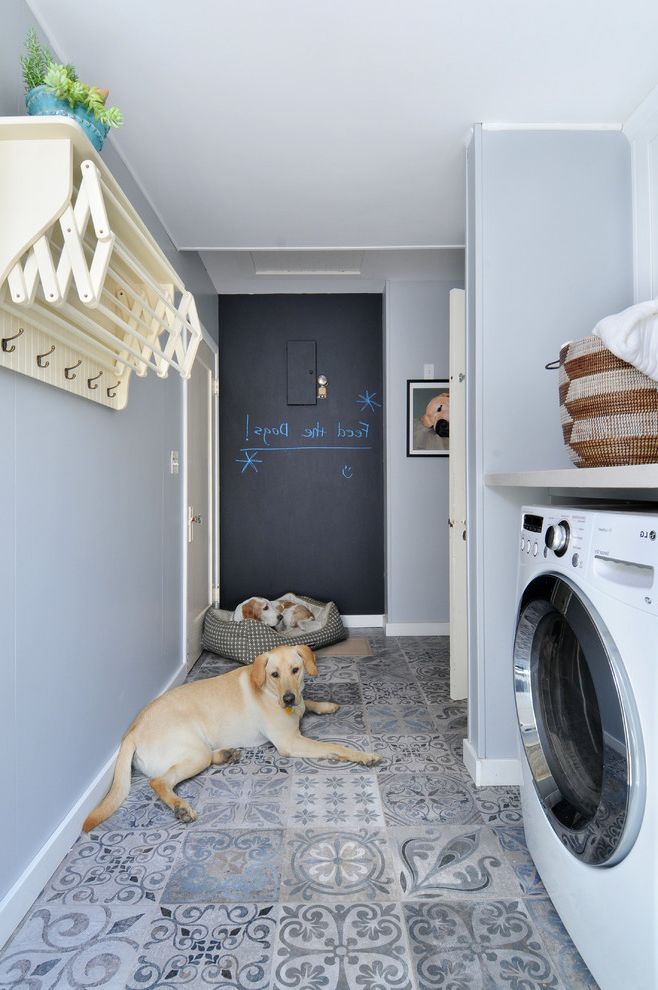 Decorative Garment Rack with Traditional Laundry Room Wall Mounted Drying Rack