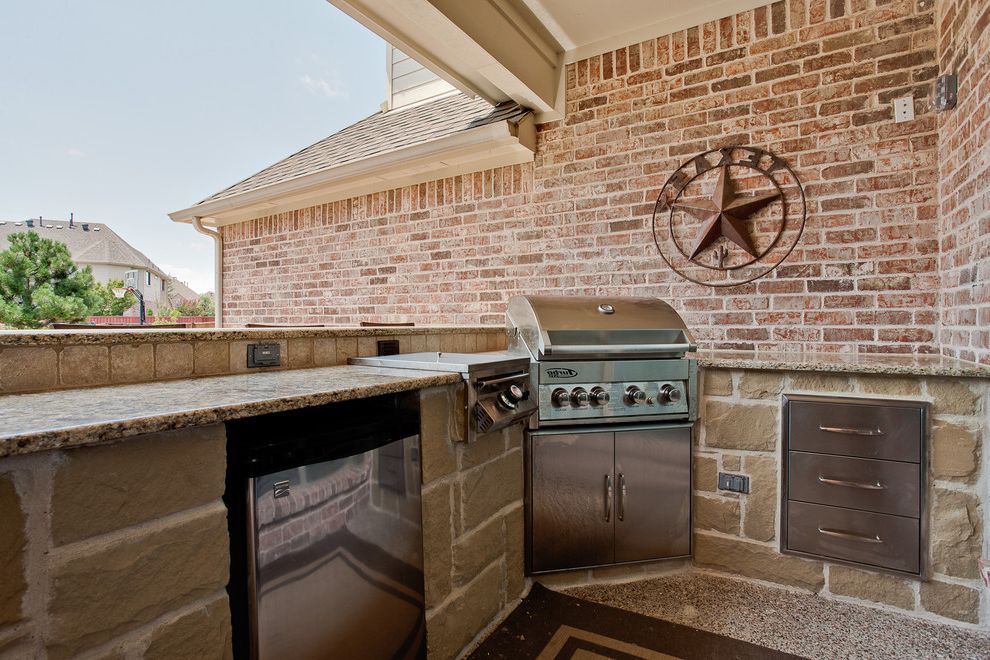 Df Patio Furniture with Traditional Patio Grill Area