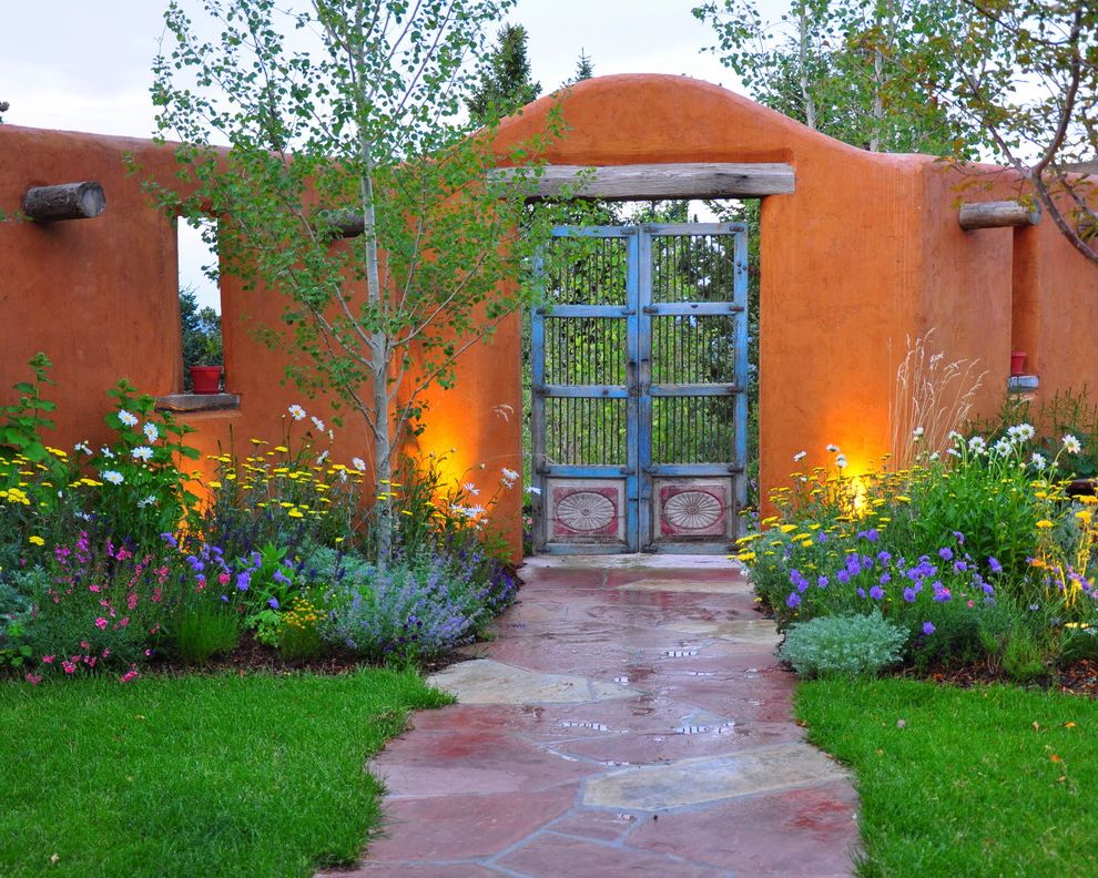 Edible Flowers List with Southwestern Landscape Adobe
