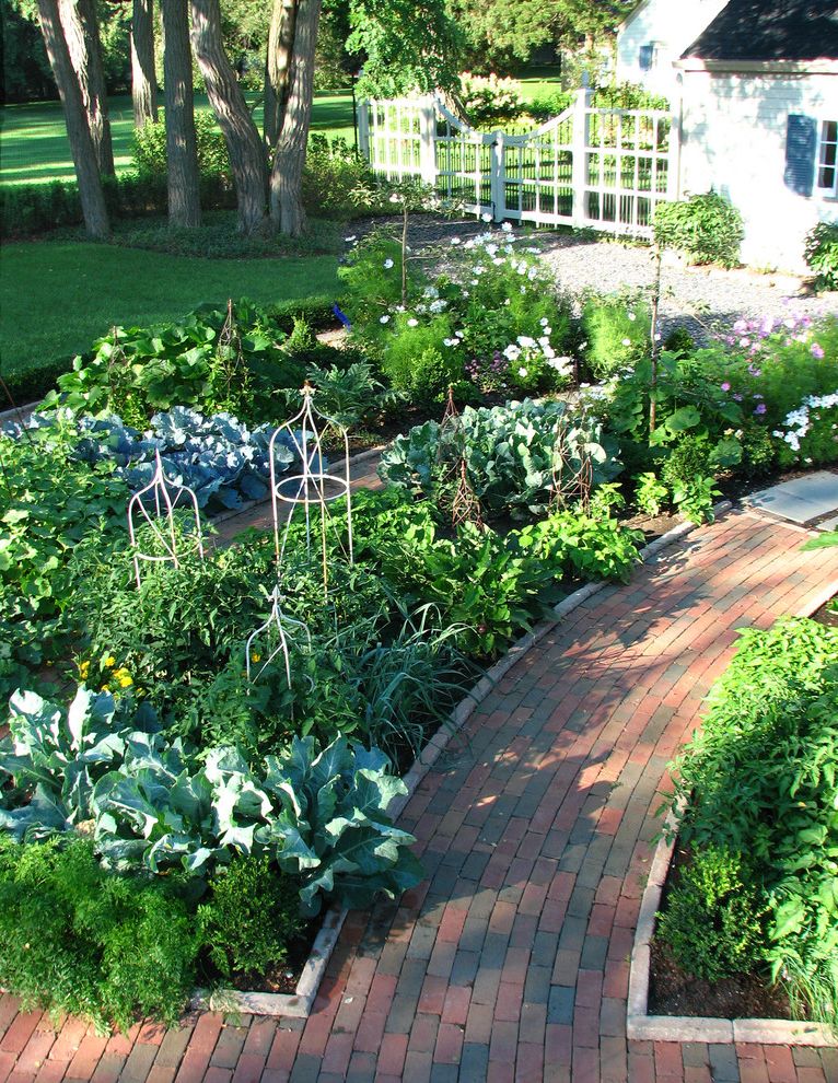 Edible Flowers List with Traditional Landscape White Lap Siding Porch