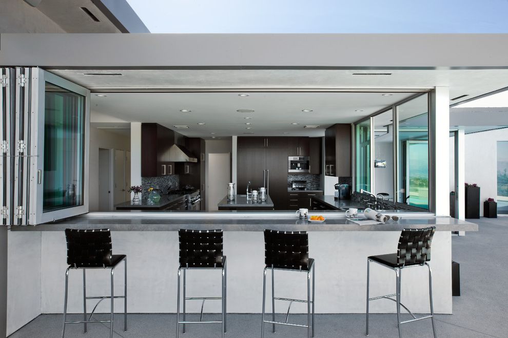 Ethan Allen Bar Stools with Modern Spaces Pot Lights