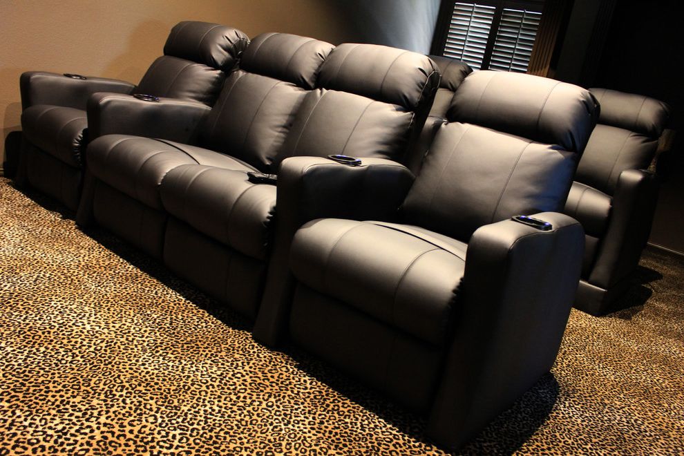 Ethan Allen Recliner Chairs with Contemporary Home Theater Media Room Seats