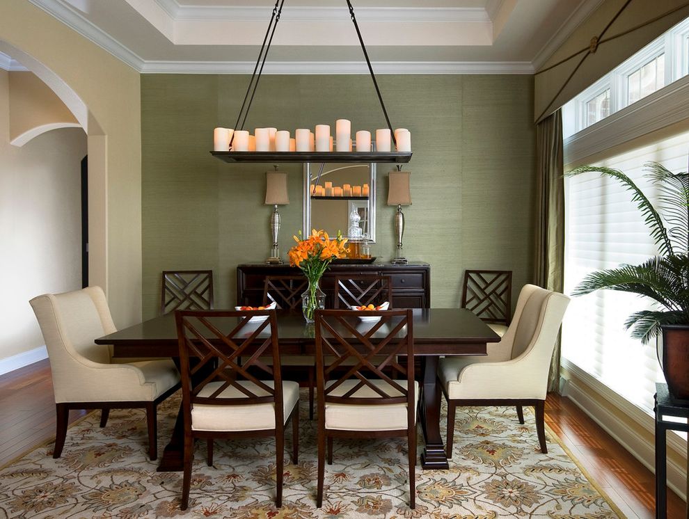 Ethan Allen Recliner Chairs with Transitional Dining Room Arched Doorway