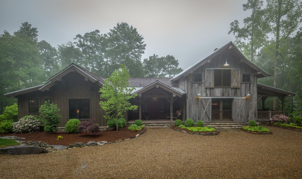 Exterior Barn Lighting Rustic with Rustic Exterior North Carolina Homes