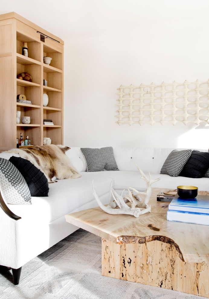Fake Fur Throws with Scandinavian Family Room Faux Fur Blanket
