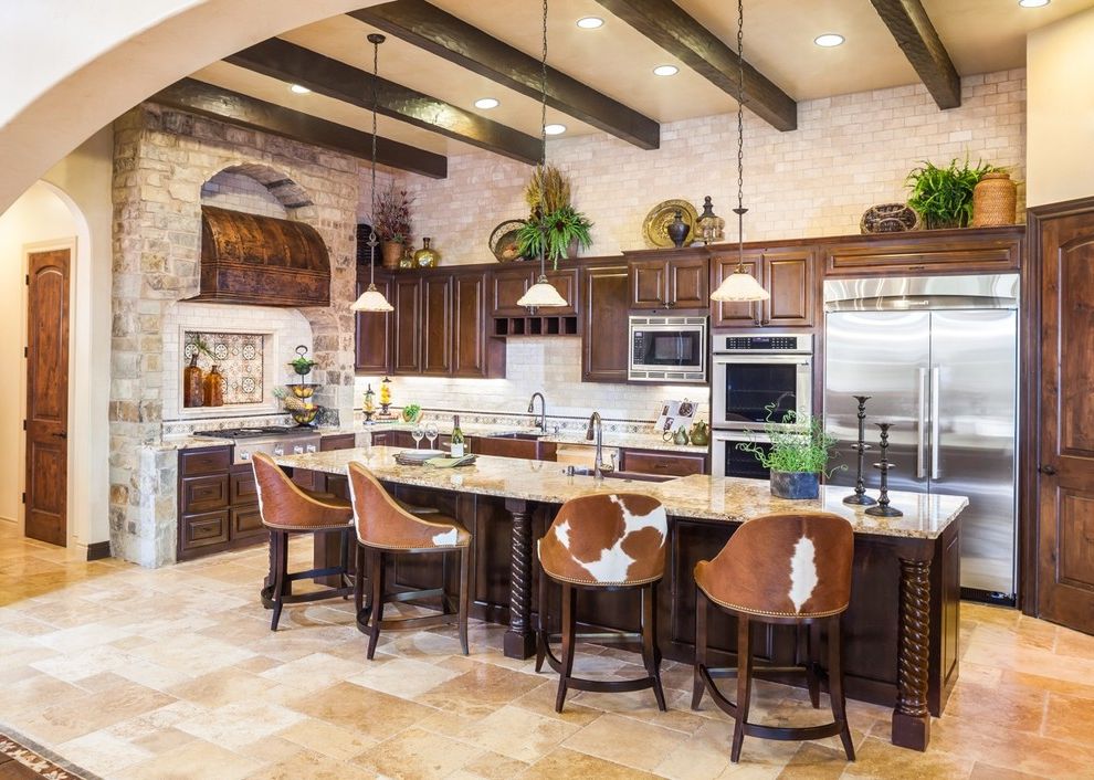Frigidaire Gallery Stove with Mediterranean Kitchen Pendant Light