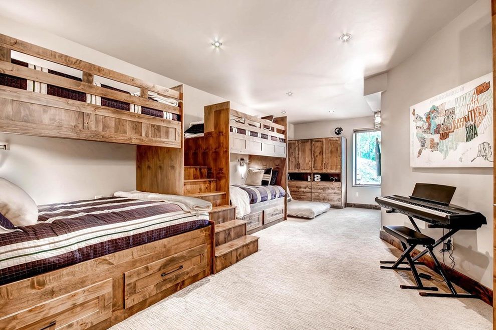 Havertys Bunk Beds with Rustic Bedroom Rustic Wood Bunk Bed