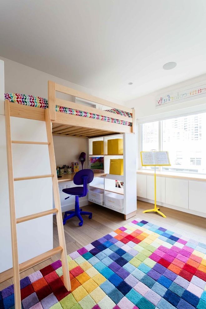 Havertys Bunk Beds with Scandinavian Kids Bedrooms with Bunk Beds