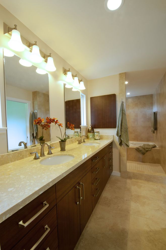 Home for Sale Nearby with Tropical Bathroom Flat Panel Vanity