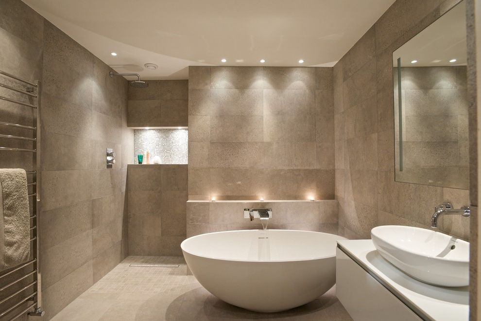 John Timberland Lighting with Contemporary Bathroom Showers
