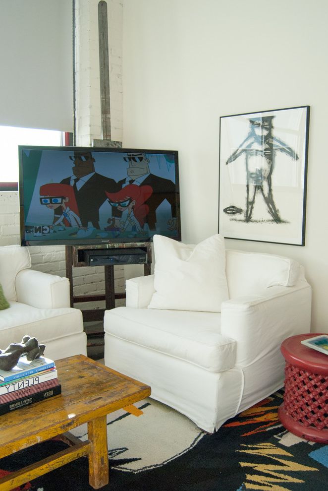 Joss and Main Tv Stands with Eclectic Bedroom Colorful Accents