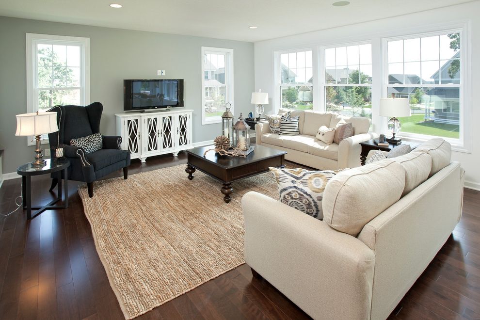 Joss and Main Tv Stands with Transitional Living Room Large Windows