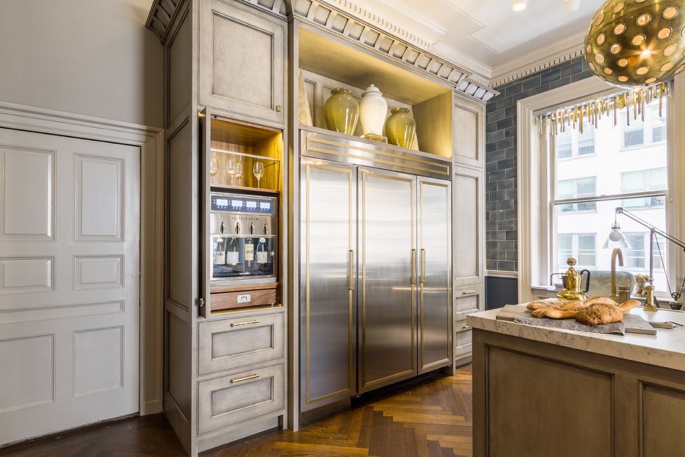 Keggerator with Contemporary Kitchen Contemporary