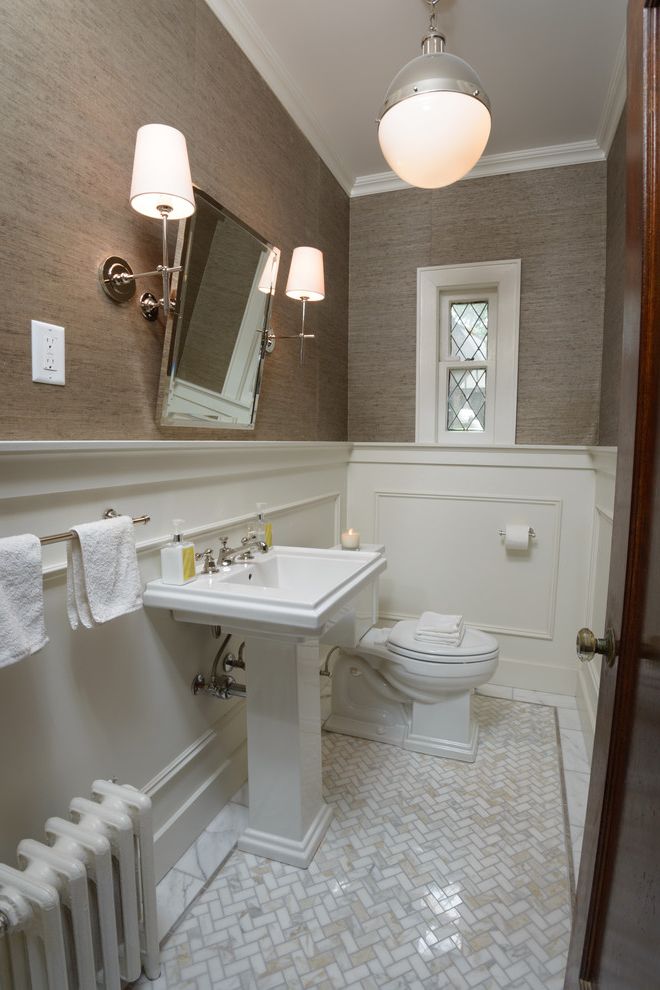 Kingston Brass Faucet  with Transitional Powder Room Polished Nickel