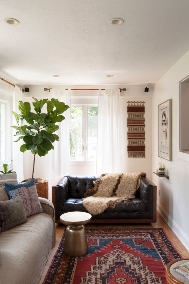 Leather Loveseat Costco with Eclectic Family Room Brass Table
