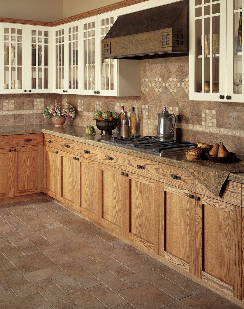 Lowes Newton Nj with Traditional Kitchen Beige Tile Backsplash
