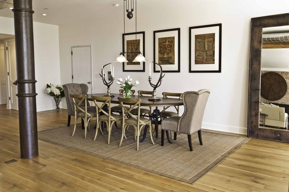Metal Dining Chairs Ikea with Industrial Dining Room Exposed Pipe