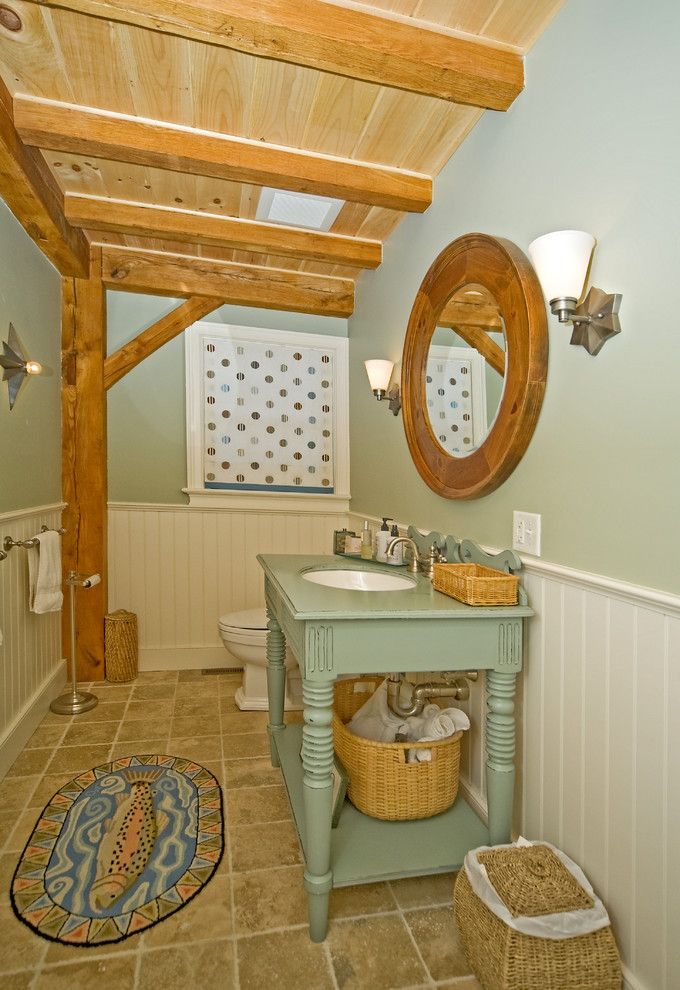 Mint Green Bathroom Rugs with Eclectic Bathroom Turned Legs