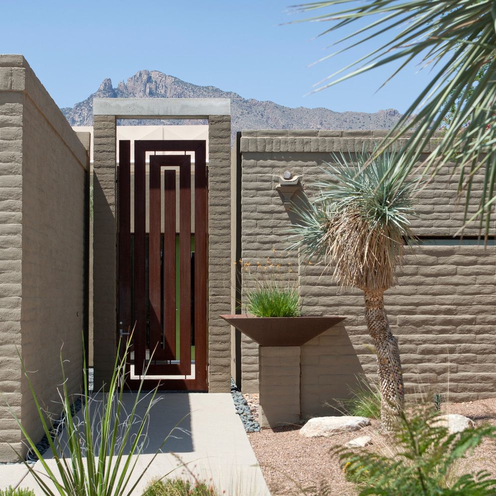 Modern Metal Gate Designs with Contemporary Landscape Steel