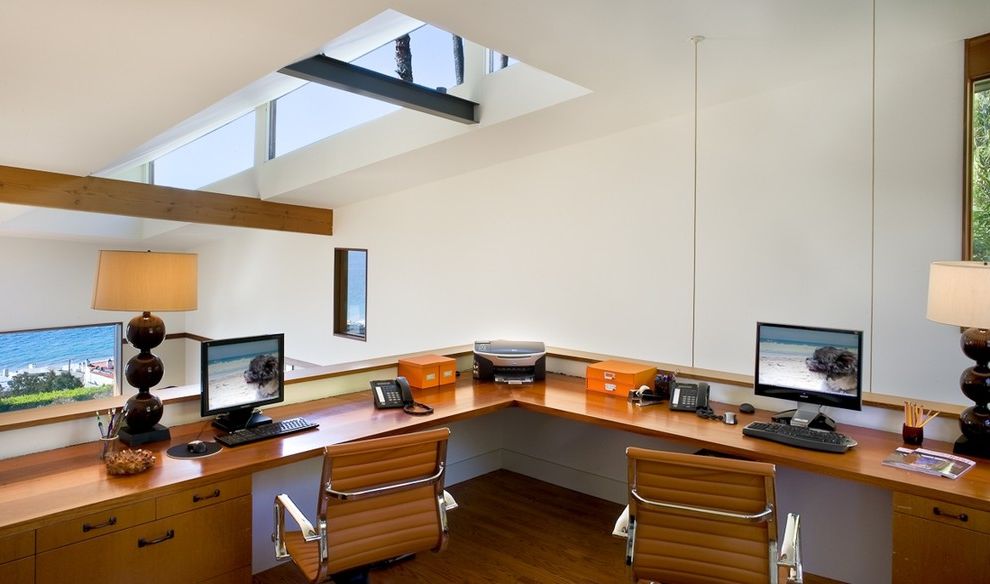 Office Max Standing Desk with Contemporary Home Office Loft