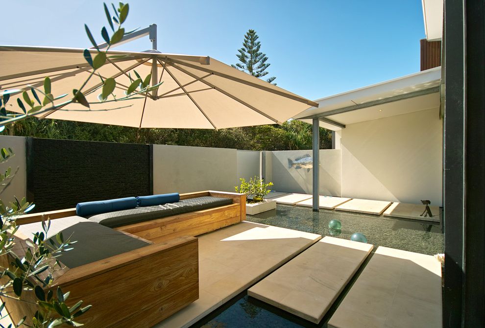 Offset Patio Umbrella Lowes with Beach Style Patio Garden Wall
