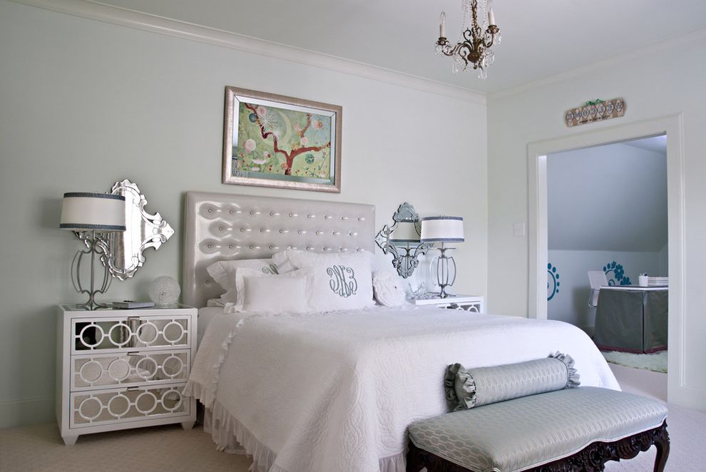 Orb Chandelier Lowes with Traditional Bedroom Traditional Study Area