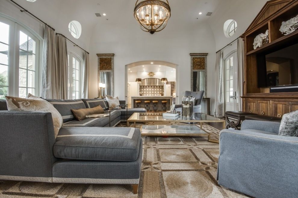 Outdoor Patio Furniture with Traditional Family Room Symmetry Architects