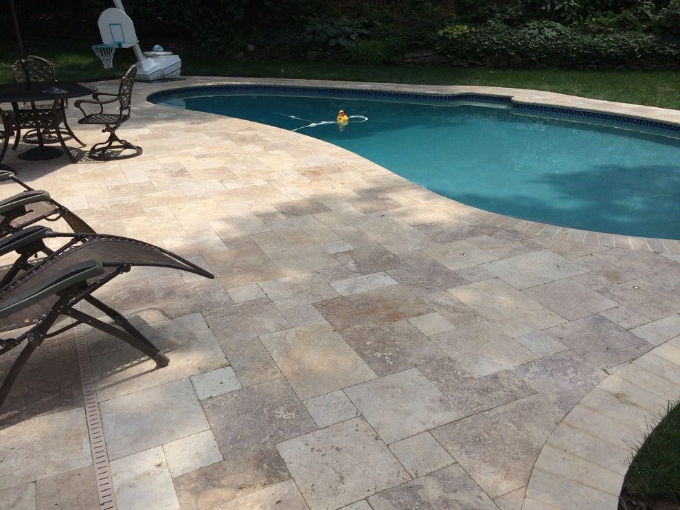 Patio Dining Sets with Traditional Pool Blue Patio Umbrella