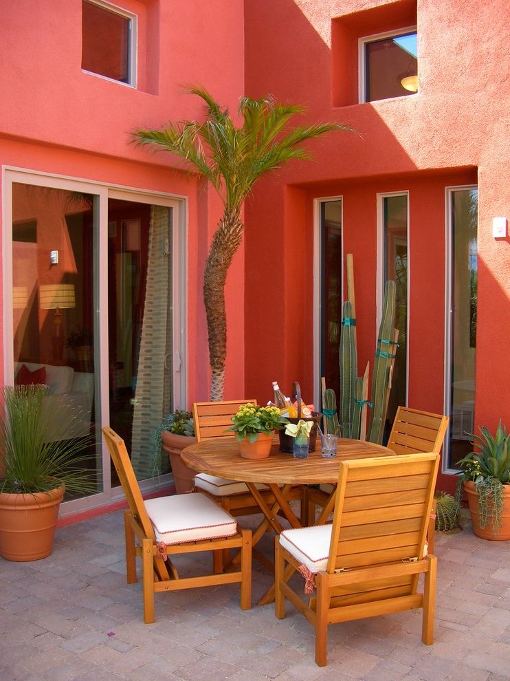 Patio Set with Contemporary Patio Patio Pavers