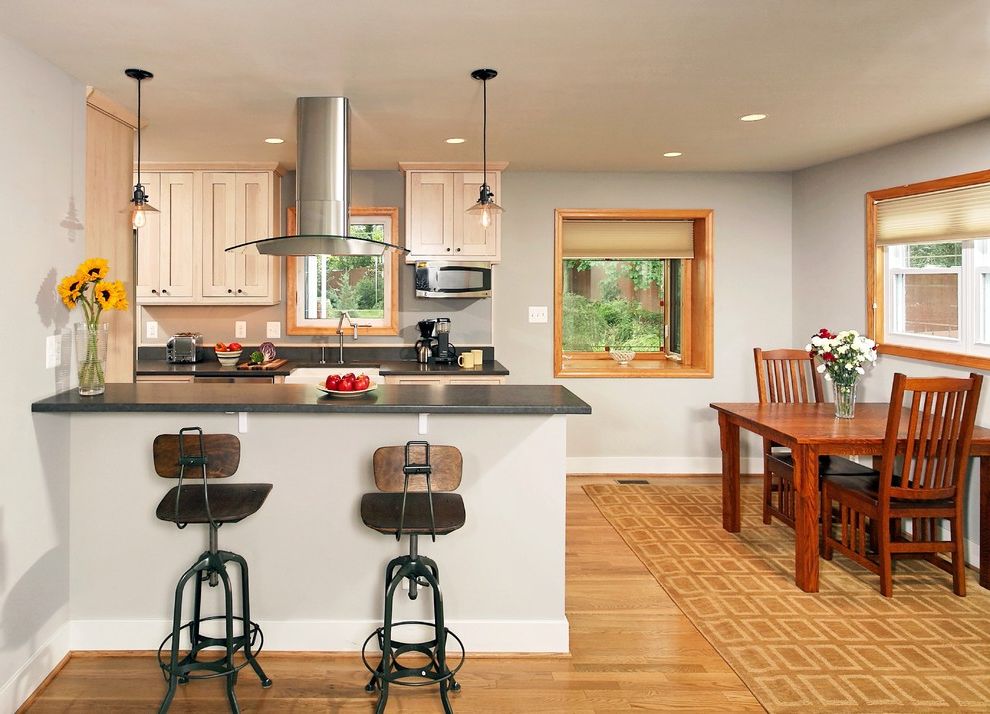 Pier One Imports Bar Stools with Traditional Kitchen Ceiling Lighting