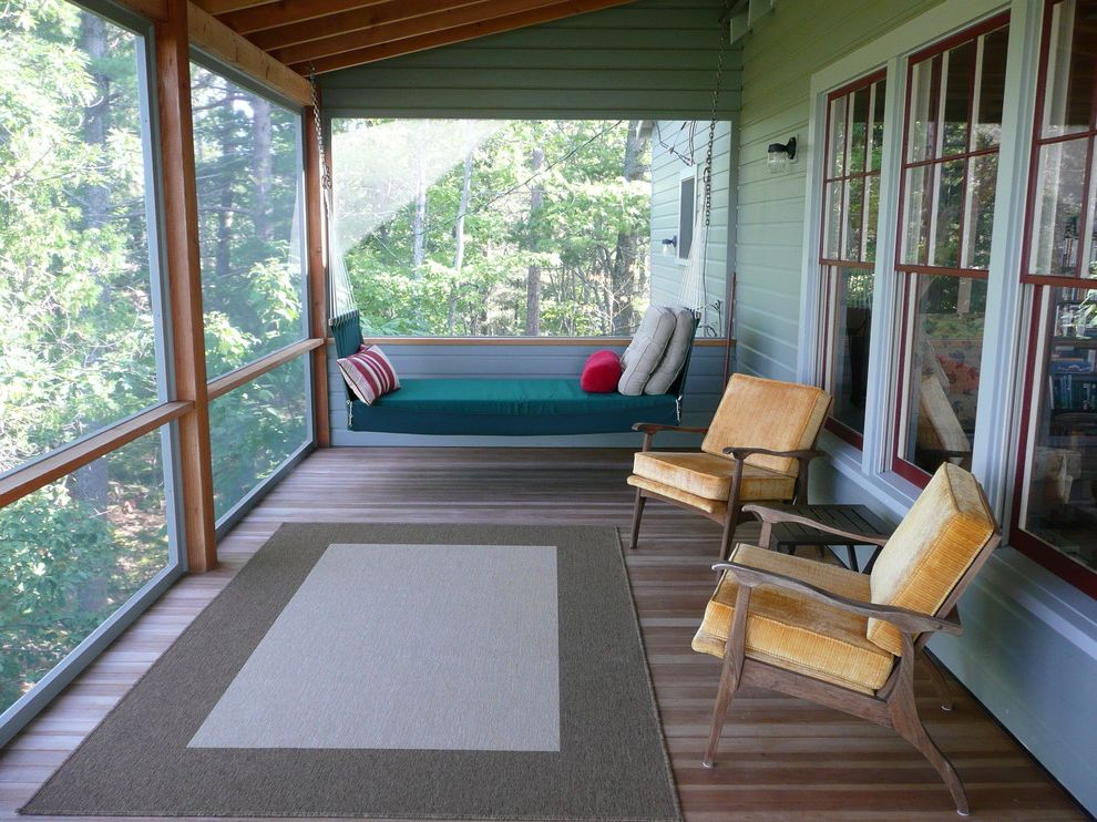 Porch Swings with Traditional Porch Colorful