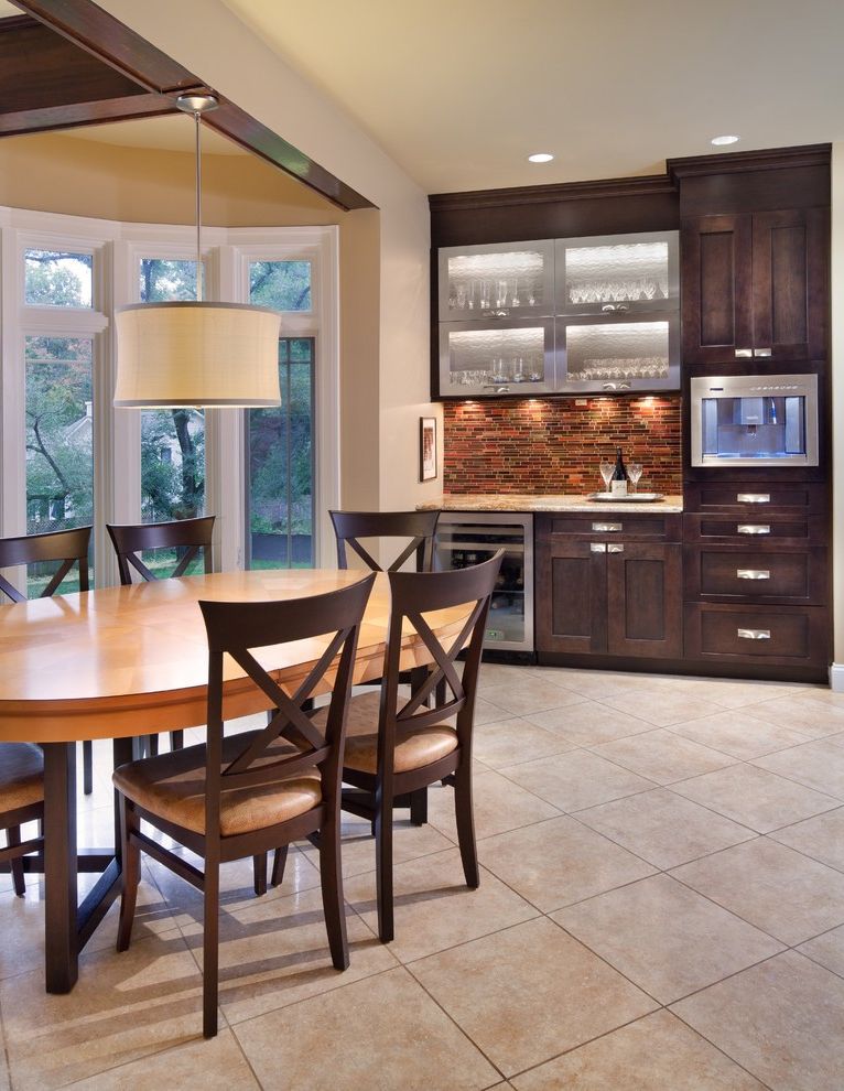 Ragalta Water Dispenser with Contemporary Kitchen Bay Window