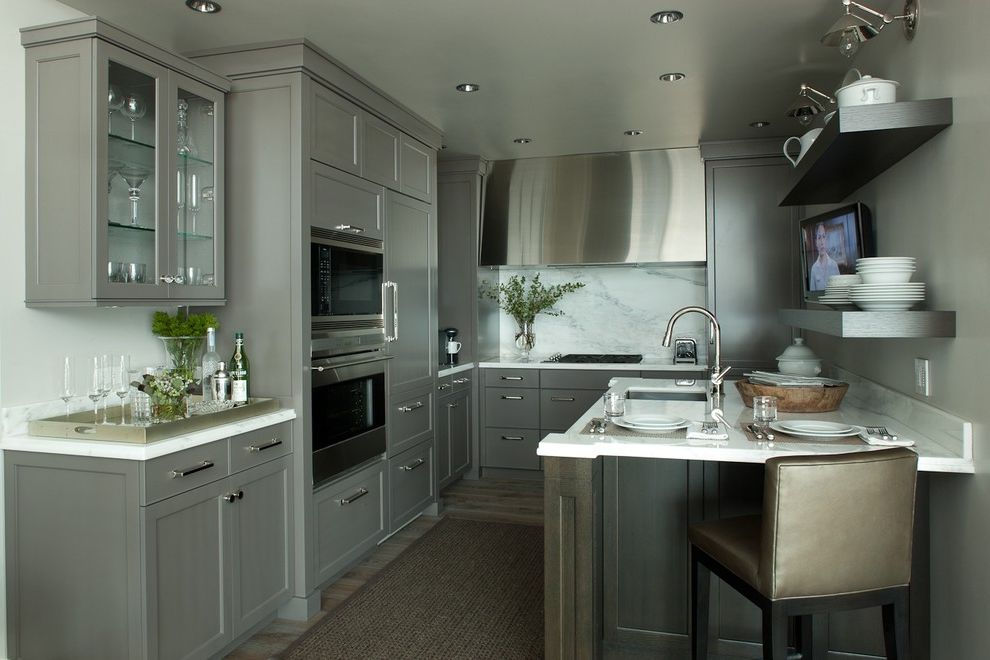Refrigerators at Lowes with Contemporary Kitchen Floating Shelves
