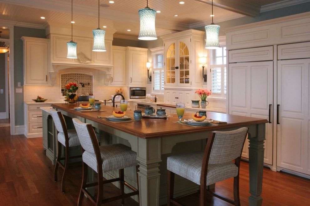 Refrigerators at Lowes with Traditional Kitchen Pendant Lighting