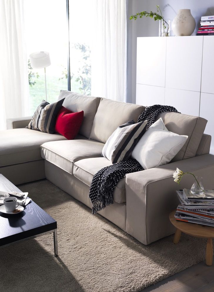 Sleeper Loveseat Ikea with Contemporary Living Room Contemporary