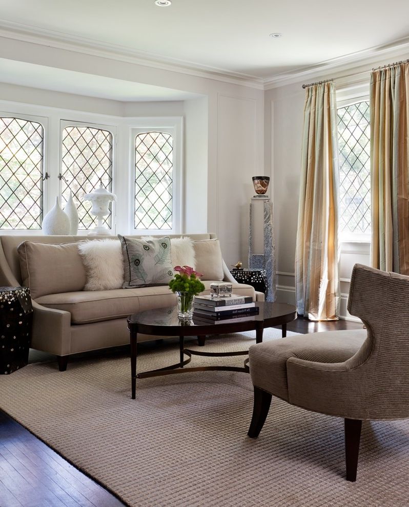 Sofia Vergara Sofa Collection with Contemporary Living Room Ceiling Lighting
