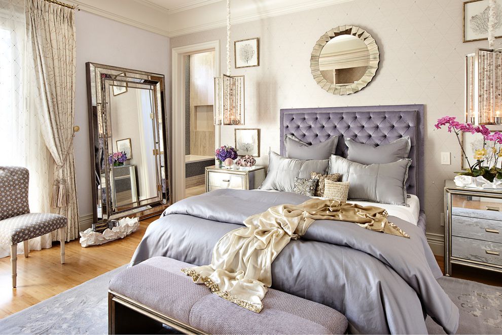 Sumter Cabinet Company Bedroom Furniture with Eclectic Bedroom Upholstered Headboard