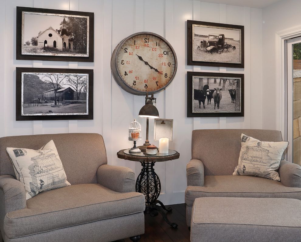 Surefit Slipcovers Loveseat with Farmhouse Family Room Tan Loveseat