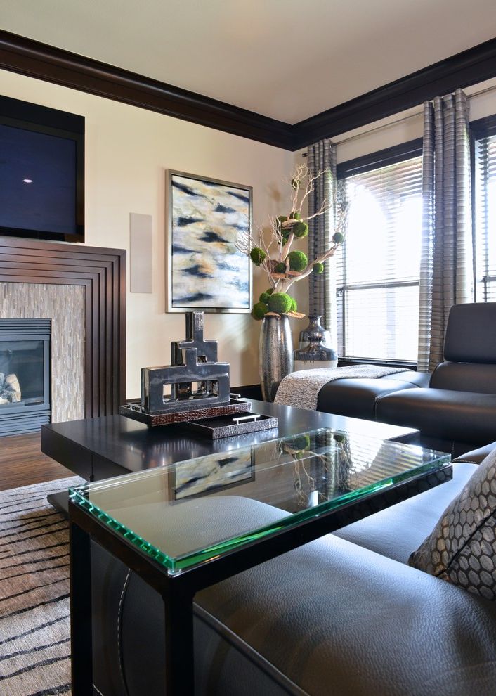 Tv Stand Fireplace Costco with Contemporary Living Room Abstract Navy Art
