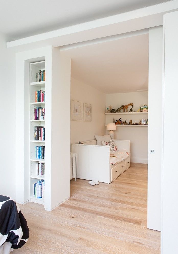 Twin Sleeper Sofa Ikea with Contemporary Kids Radiator Built in Bookshelves