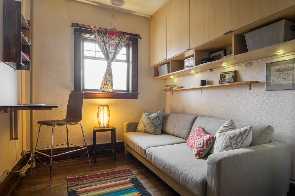 Twin Sleeper Sofa Ikea with Eclectic Home Office Wall Mounted Desk