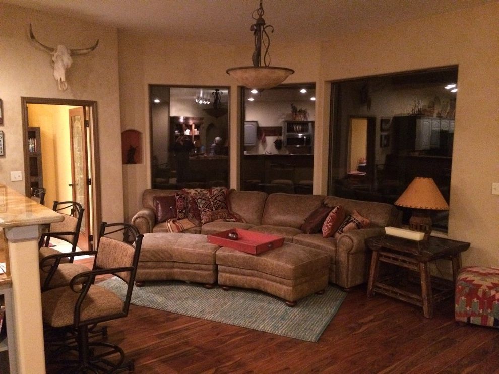 Wayfair Com Area Rugs with Rustic Family Room Kitchen Island Seating