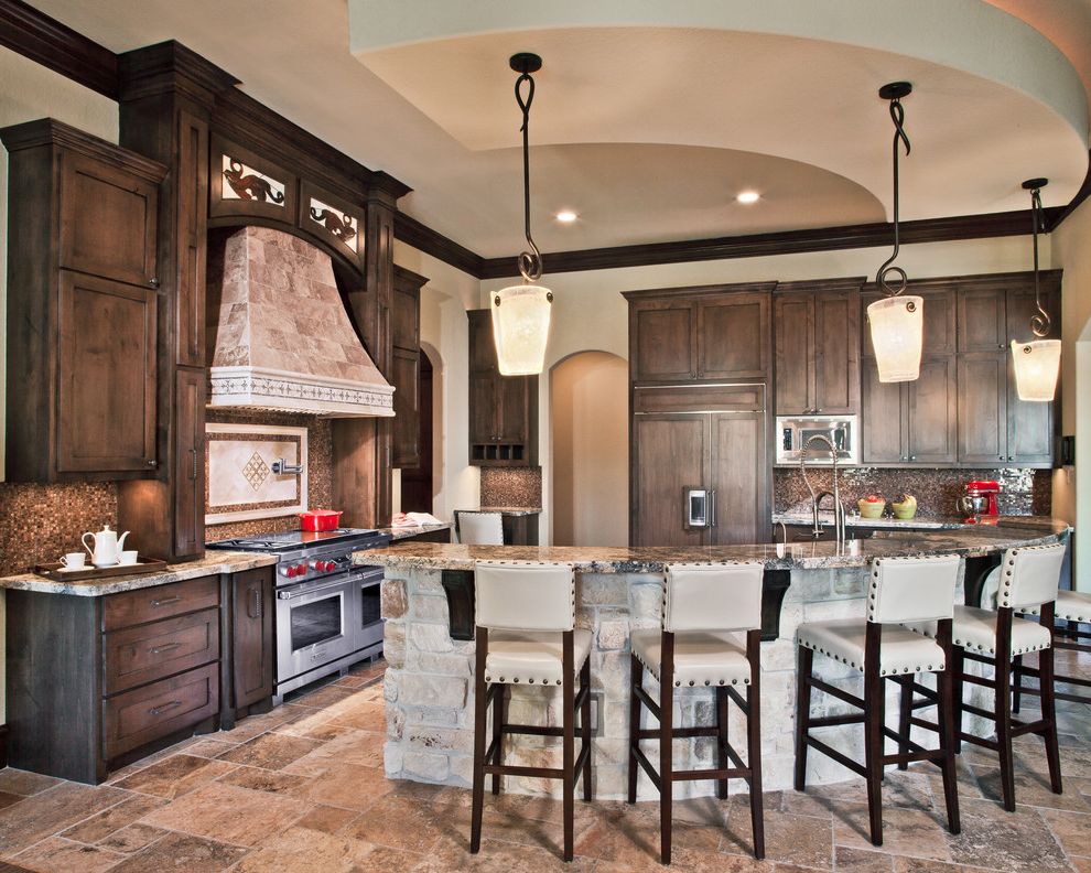 Wayfair Counter Stools with Traditional Kitchen Beige Wall