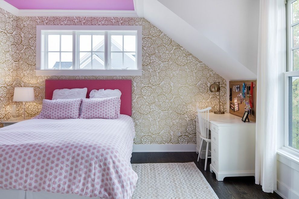 White Desk for Teenage Girl with Transitional Kids White Desk