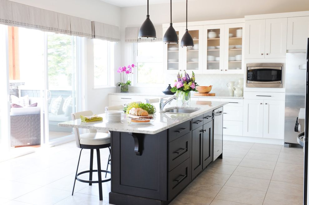 18 Inch Dishwasher Reviews Traditional Kitchen with Seaside