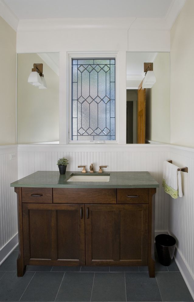 36 Bathroom Vanity Without Top Craftsman Powder Room with Rectangle Sink