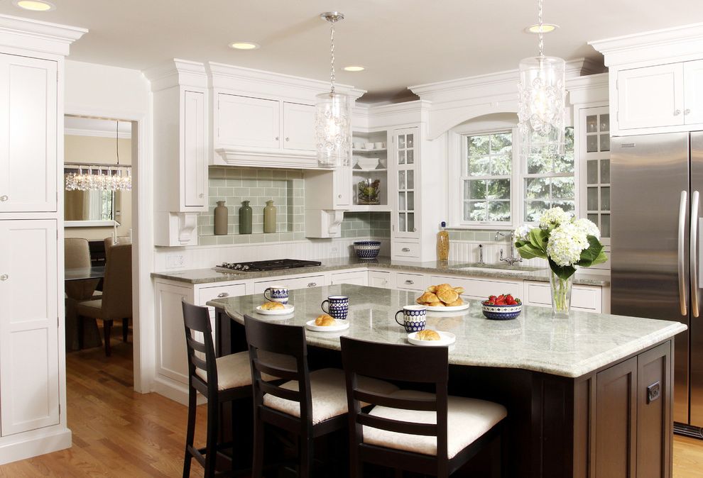 4states Chrome Shop Traditional Kitchen with Wood Flooring